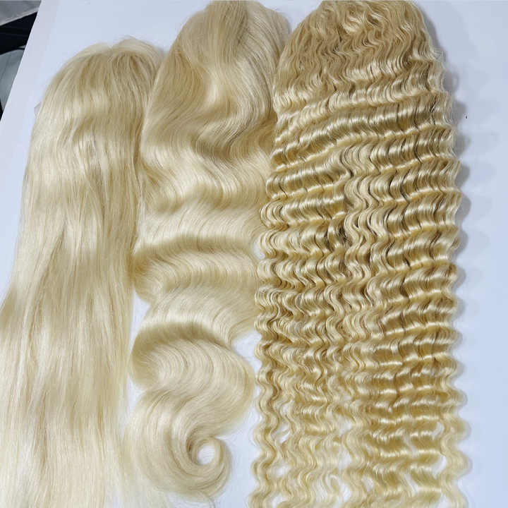 9x6 Glueless Wig 13x4 Lace Front HD Lace Wigs Supplier Raw Vietnam #613 Blonde Body Wave Human Hair Wigs