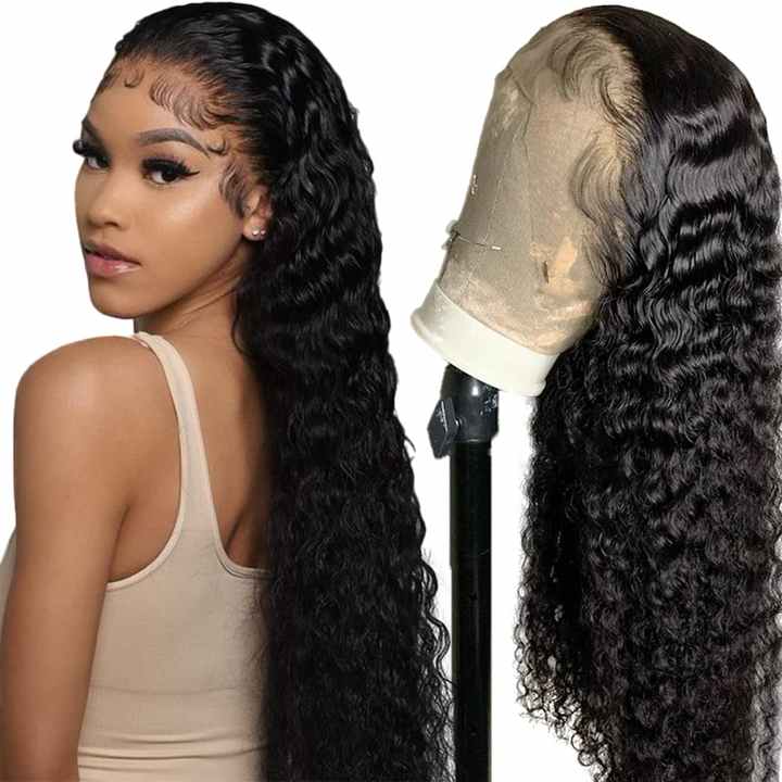Black women's hair wigs with curls
