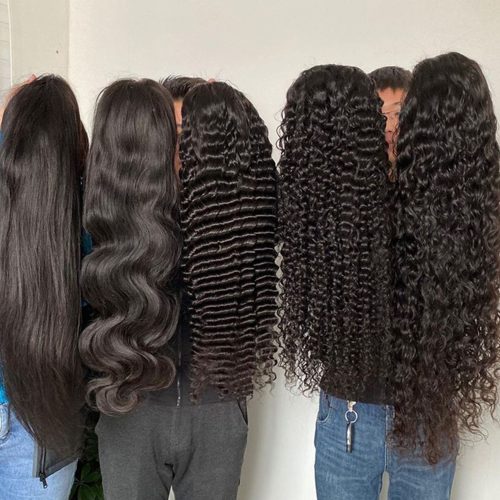 Black women's hair wigs with curls